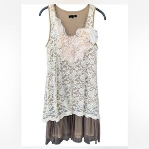 Elegant Lace Floral Women Top